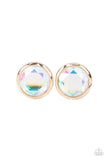 Paparazzi Earring ~ Double-Take Twinkle - Gold - Glitzygals5dollarbling Paparazzi Boutique 