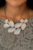 Paparazzi Iridescently Irresistible Rose Gold Necklace Exclusive - Glitzygals5dollarbling Paparazzi Boutique 