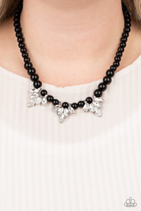 Society Socialite - black - Paparazzi necklace - Glitzygals5dollarbling Paparazzi Boutique 