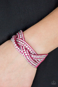Paparazzi Bracelet ~ Bring On The Bling - Pink - Glitzygals5dollarbling Paparazzi Boutique 