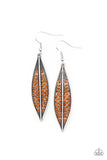 Paparazzi Accessories Hearty Harvest Brown Earrings - Glitzygals5dollarbling Paparazzi Boutique 
