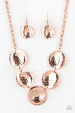 Paparazzi Necklace ~ First Impressions - Copper - Glitzygals5dollarbling Paparazzi Boutique 