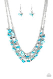 Pebble Pioneer - blue - Paparazzi necklace - Glitzygals5dollarbling Paparazzi Boutique 