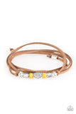 Paparazzi Clear A Path Yellow Urban Bracelet - Glitzygals5dollarbling Paparazzi Boutique 