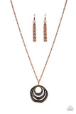 Paparazzi Breaking Pattern Copper Necklace - Glitzygals5dollarbling Paparazzi Boutique 