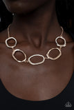 Gritty Go-Getter Rose Gold ~ Paparazzi Necklace - Glitzygals5dollarbling Paparazzi Boutique 