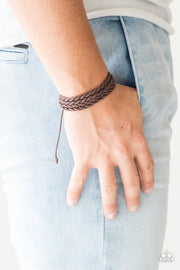 Paparazzi “KNOT The End Of The World” Brown Bracelet Unisex - Glitzygals5dollarbling Paparazzi Boutique 