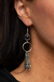 Paparazzi Earring ~ Prana Paradise - Black - Glitzygals5dollarbling Paparazzi Boutique 