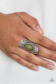 Paparazzi Southern Sage Green Ring - Glitzygals5dollarbling Paparazzi Boutique 