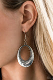 Paparazzi Earrings Fashion Fix Dec 2020 ~ Tempest Texture - Silver - Glitzygals5dollarbling Paparazzi Boutique 