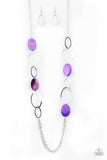 Kaleidoscope Coasts - purple - Paparazzi necklace - Glitzygals5dollarbling Paparazzi Boutique 