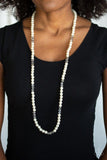 Paparazzi Necklace ~ Girls Have More FUNDS - White - Glitzygals5dollarbling Paparazzi Boutique 