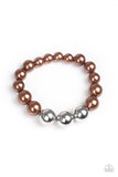 All Dressed UPTOWN - brown - Paparazzi bracelet - Glitzygals5dollarbling Paparazzi Boutique 