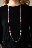 Beachfront Beauty - pink - Paparazzi necklace - Glitzygals5dollarbling Paparazzi Boutique 