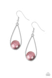 Paparazzi Over The Moon - Purple Moonstone Earrings - Glitzygals5dollarbling Paparazzi Boutique 