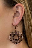 Paparazzi Malibu Musical Copper Earrings - Glitzygals5dollarbling Paparazzi Boutique 