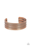 Paparazzi Absolute Amazon - Copper - Cuff Bracelet - Glitzygals5dollarbling Paparazzi Boutique 