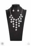 Spotlight Stunner - white - Paparazzi necklace - Glitzygals5dollarbling Paparazzi Boutique 