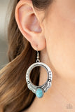 Paparazzi Natural Springs Blue Turquoise Earrings - Glitzygals5dollarbling Paparazzi Boutique 