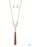 Rural Heiress - copper - Paparazzi necklace - Glitzygals5dollarbling Paparazzi Boutique 