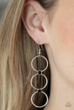 Refined Society - black - Paparazzi earrings - Glitzygals5dollarbling Paparazzi Boutique 