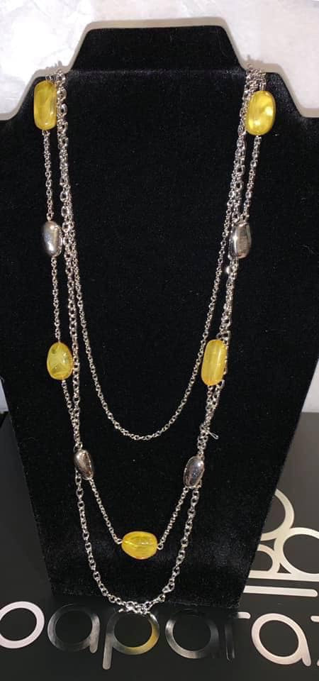 Vacay Mode Yellow Paparazzi Necklace - Glitzygals5dollarbling Paparazzi Boutique 