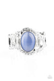 Paparazzi Moulin Moon - Blue Moonstone - Ring - Glitzygals5dollarbling Paparazzi Boutique 