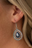 Paparazzi Limo Service Blue Earrings - Glitzygals5dollarbling Paparazzi Boutique 