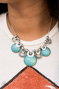 Elemental Goddess - blue - Paparazzi necklace - Glitzygals5dollarbling Paparazzi Boutique 