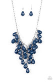Paparazzi Serenely Scattered - Blue Necklace - Glitzygals5dollarbling Paparazzi Boutique 
