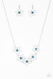Paparazzi Hoppin Hibiscus - Blue Necklace - Glitzygals5dollarbling Paparazzi Boutique 