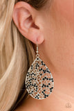 Paparazzi Hustle and Bustle Black Earrings - Glitzygals5dollarbling Paparazzi Boutique 