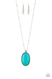 Paparazzi Stone Stampede Blue Necklace Exclusive - Glitzygals5dollarbling Paparazzi Boutique 