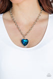 Paparazzi Accessories Flirtatiously Flashy - Blue Necklace & Earrings - Glitzygals5dollarbling Paparazzi Boutique 