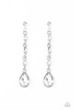Paparazzi Must Love Diamonds White Life of the Party Exclusive Earrings April 2020 - Glitzygals5dollarbling Paparazzi Boutique 