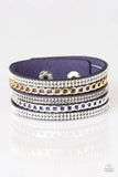 Paparazzi Fashion Fiend - Blue Bracelet - Glitzygals5dollarbling Paparazzi Boutique 
