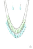 Paparazzi Beaded Boardwalk Blue Necklace - Glitzygals5dollarbling Paparazzi Boutique 