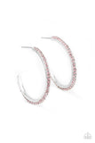 Don't Think Twice - pink - Paparazzi earrings - Glitzygals5dollarbling Paparazzi Boutique 