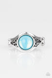 It Just Goes to GLOW - blue - Paparazzi ring - Glitzygals5dollarbling Paparazzi Boutique 