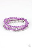 Paparazzi Blooming Buttercups Purple Bracelet - Glitzygals5dollarbling Paparazzi Boutique 