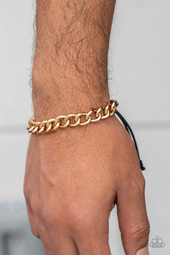 Paparazzi Bracelet ~ Sideline - Gold - Glitzygals5dollarbling Paparazzi Boutique 