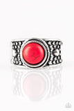 Paparazzi Summer Oasis Red Ring - Glitzygals5dollarbling Paparazzi Boutique 