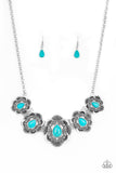 Paparazzi Too Many Chiefs - Blue - Necklace and Matching Earrings - 2019 Encore Exclusive - Glitzygals5dollarbling Paparazzi Boutique 