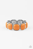 Paparazzi Vivacious Volume - Orange  Stretchy Bracelet - Glitzygals5dollarbling Paparazzi Boutique 