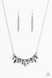 Paparazzi  Wish Upon a ROCK STAR - Silver Necklace - Glitzygals5dollarbling Paparazzi Boutique 