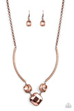 Divine Iridescence Copper ~ Paparazzi Necklace - Glitzygals5dollarbling Paparazzi Boutique 