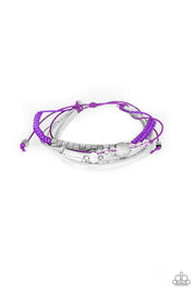 Paparazzi Take a SPACEWALK Purple Urban Bracelet - Glitzygals5dollarbling Paparazzi Boutique 