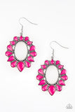 Paparazzi Fashionista Flavor Pink Earrings - Glitzygals5dollarbling Paparazzi Boutique 
