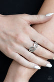 Paparazzi Infinitely Industrial - Silver - Twisted Infinity - Dainty Band Ring - Glitzygals5dollarbling Paparazzi Boutique 