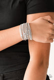 Back to Backpacker - silver - Paparazzi bracelet - Glitzygals5dollarbling Paparazzi Boutique 